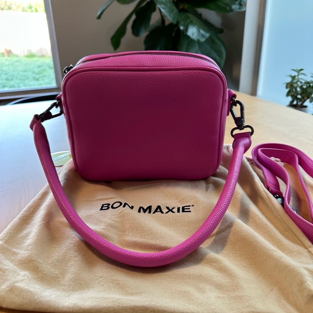 Bon Maxie Sidekick Fuchsia Crossbody Bag